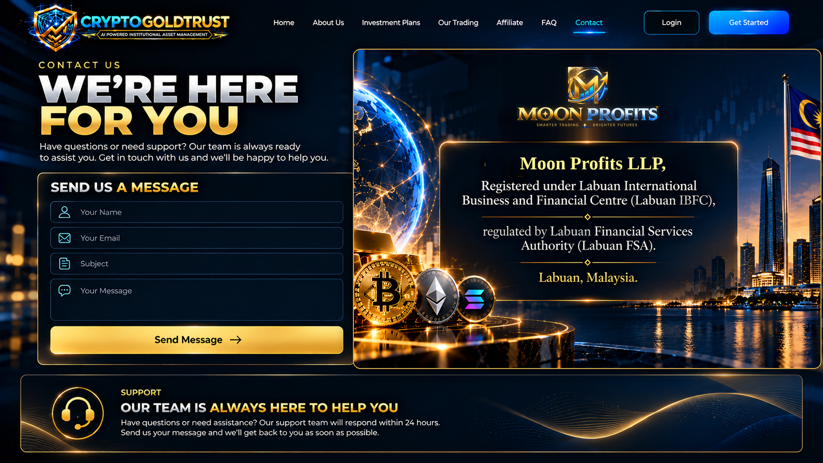 Contact Moon Profits