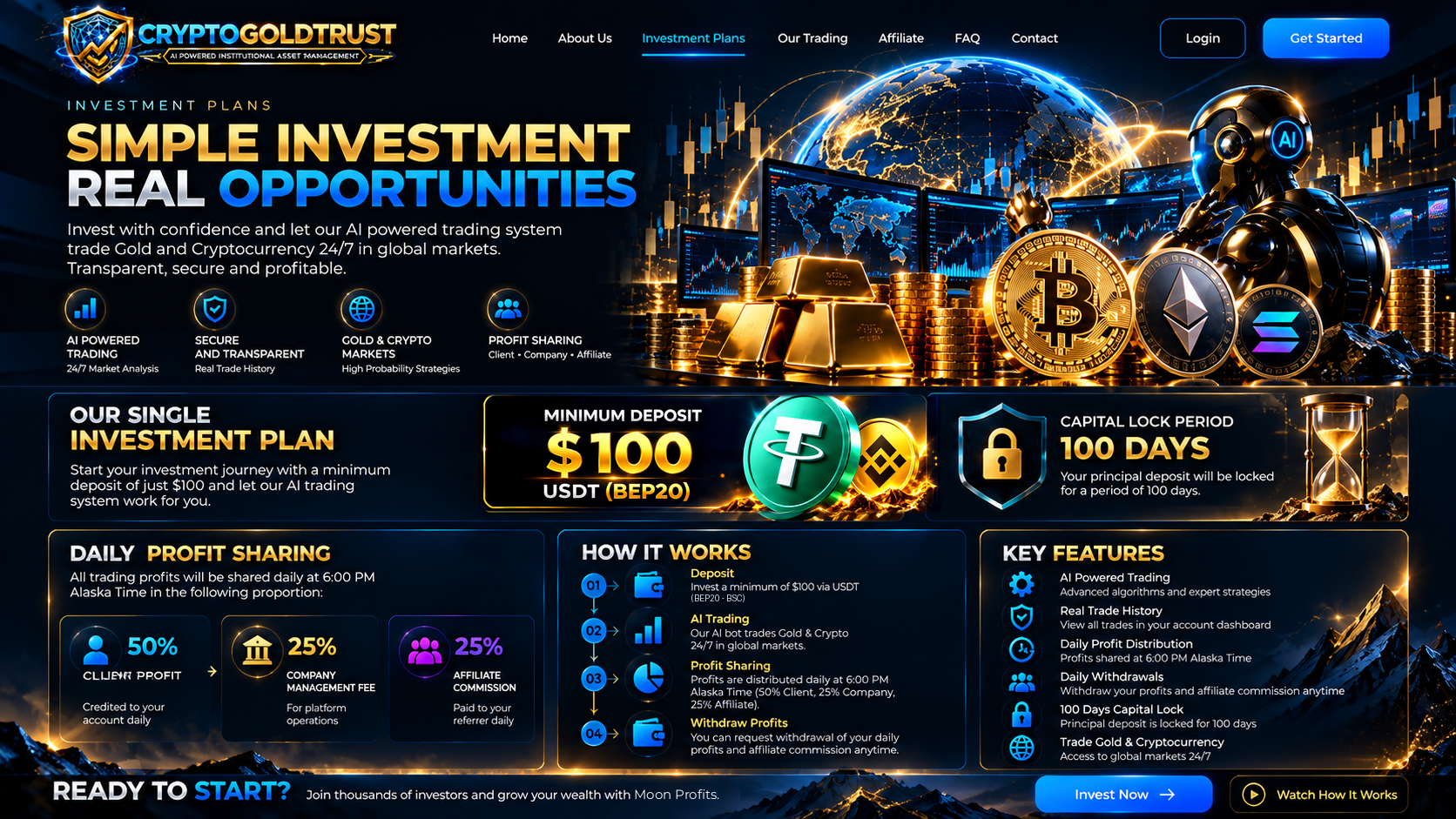 Moon Profits Investment Plan — Simple Investment, Real Opportunities